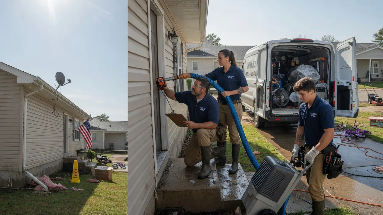 Ceiling Water Damage Restoration in Plainwell, MI near me